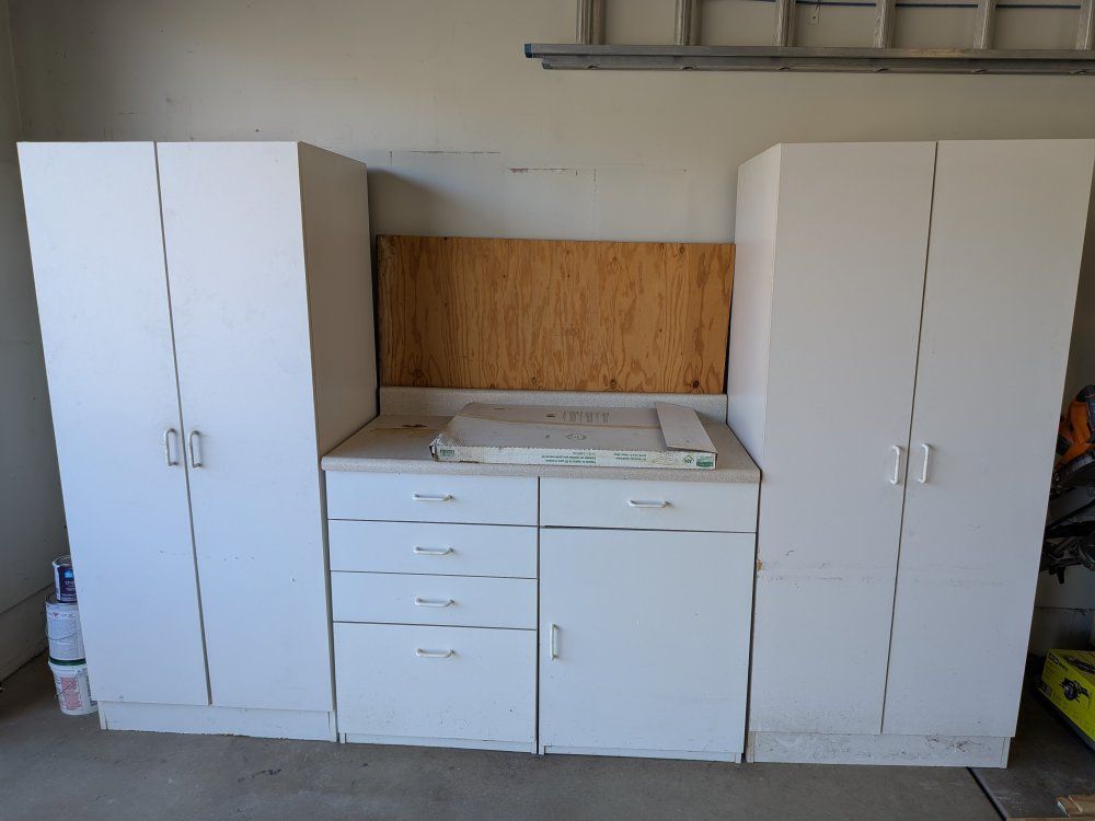 Garage cabinets