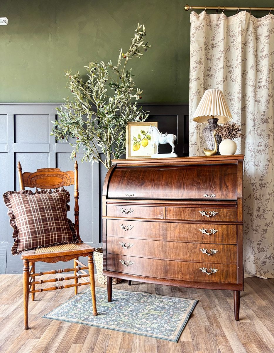 *FREE DELIVERY* Vintage Roll Top Secretary Desk from Denmark