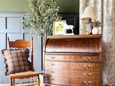 *FREE DELIVERY* Vintage Roll Top Secretary Desk from Denmark