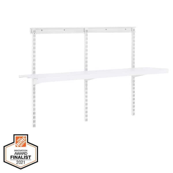 Everbilt adjustable decorative shelf kit 72" closet storage