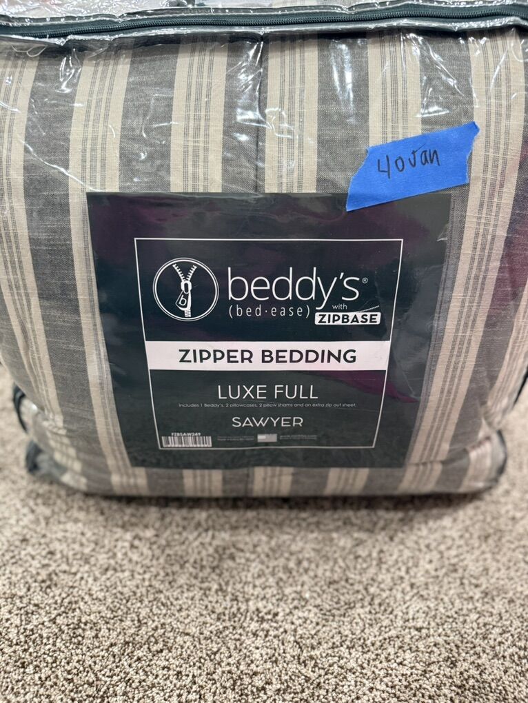 Beddys FULL Sawyer Minky ZIPBASE