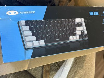 MAGEGEE MK-BOX 68-Key Mechanical Gaming Keyboard with LED, Multimedia Keys, USB-C Connection