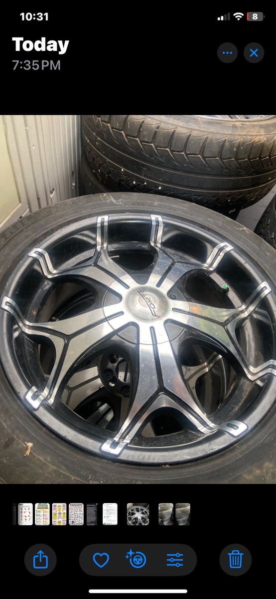 set of  20 inch’s a