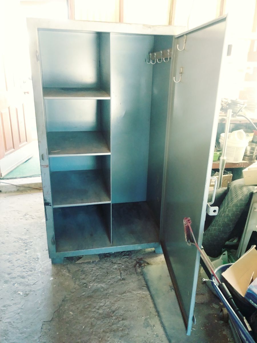 Vintage Industrial Steel Tool Cabinet