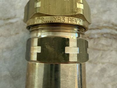 Gastite 3/4” Flashshield XR3FTG-11 Straight Brass Male Fittings