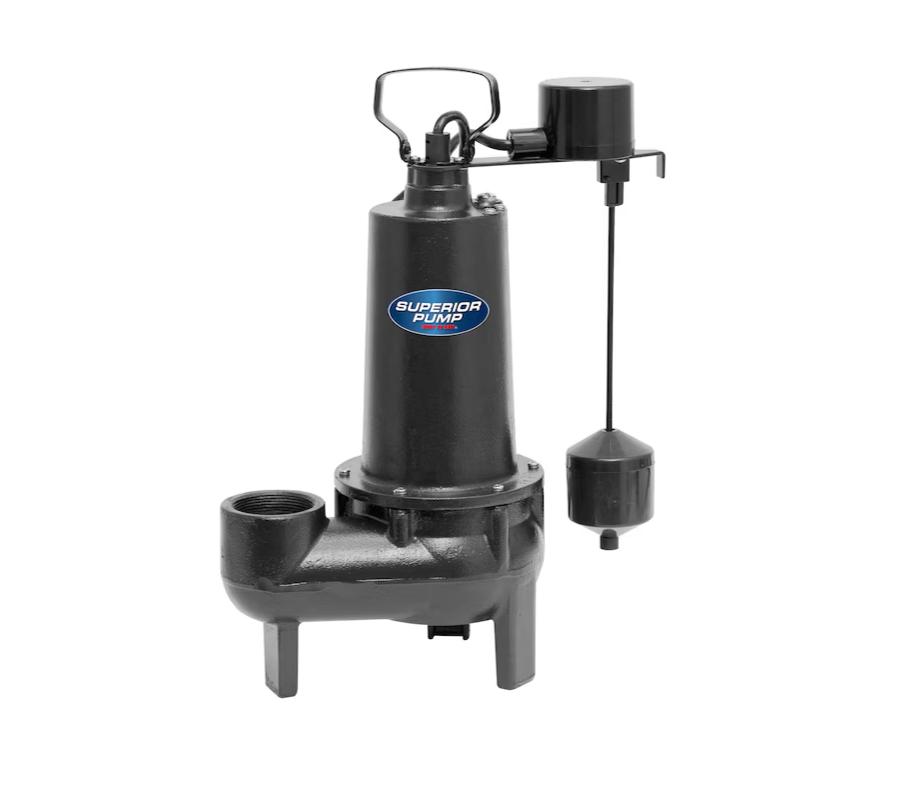 Superior Pump 1/2-HP 115 -Volt 80-Gallon Cast iron Sewage sump pump