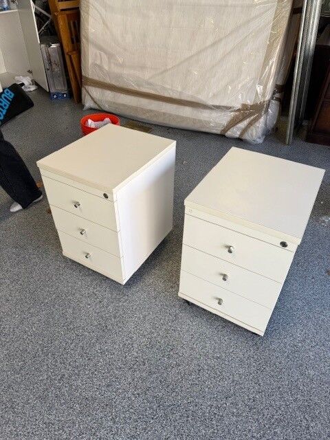 (2) Nightstands / file cabinets