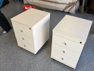 (2) Nightstands / file cabinets