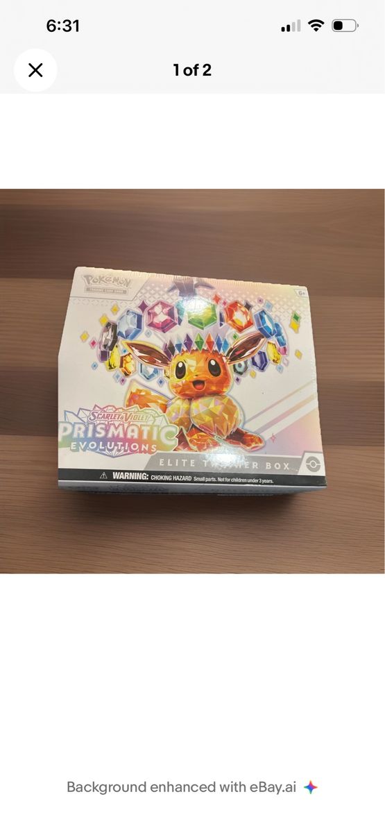 Pokemon Scarlet & Violet Prismatic Evolutions Elite Trainer Box #BN