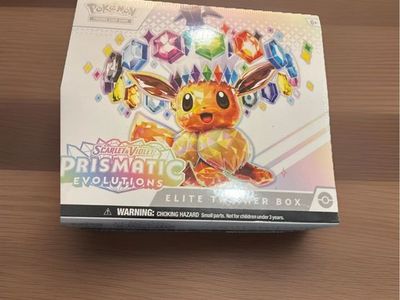 Pokemon Scarlet & Violet Prismatic Evolutions Elite Trainer Box #BN