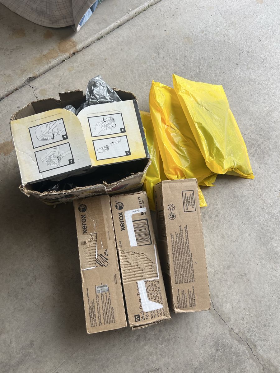 Lots of surplus Ink brand new cleaning out my garage