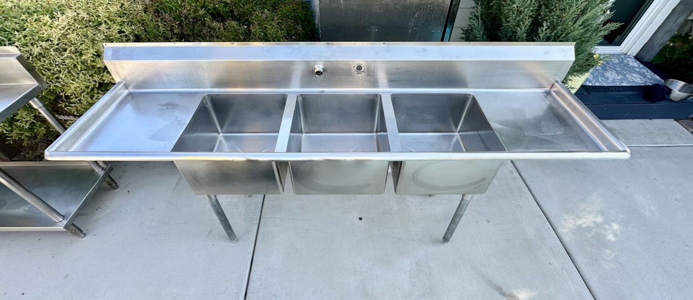 3 Compartment Sink