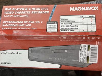 Magnavox DV225MG9 DVD Player & 4-Head Hi-Fi VCR Combo - Progressive Scan