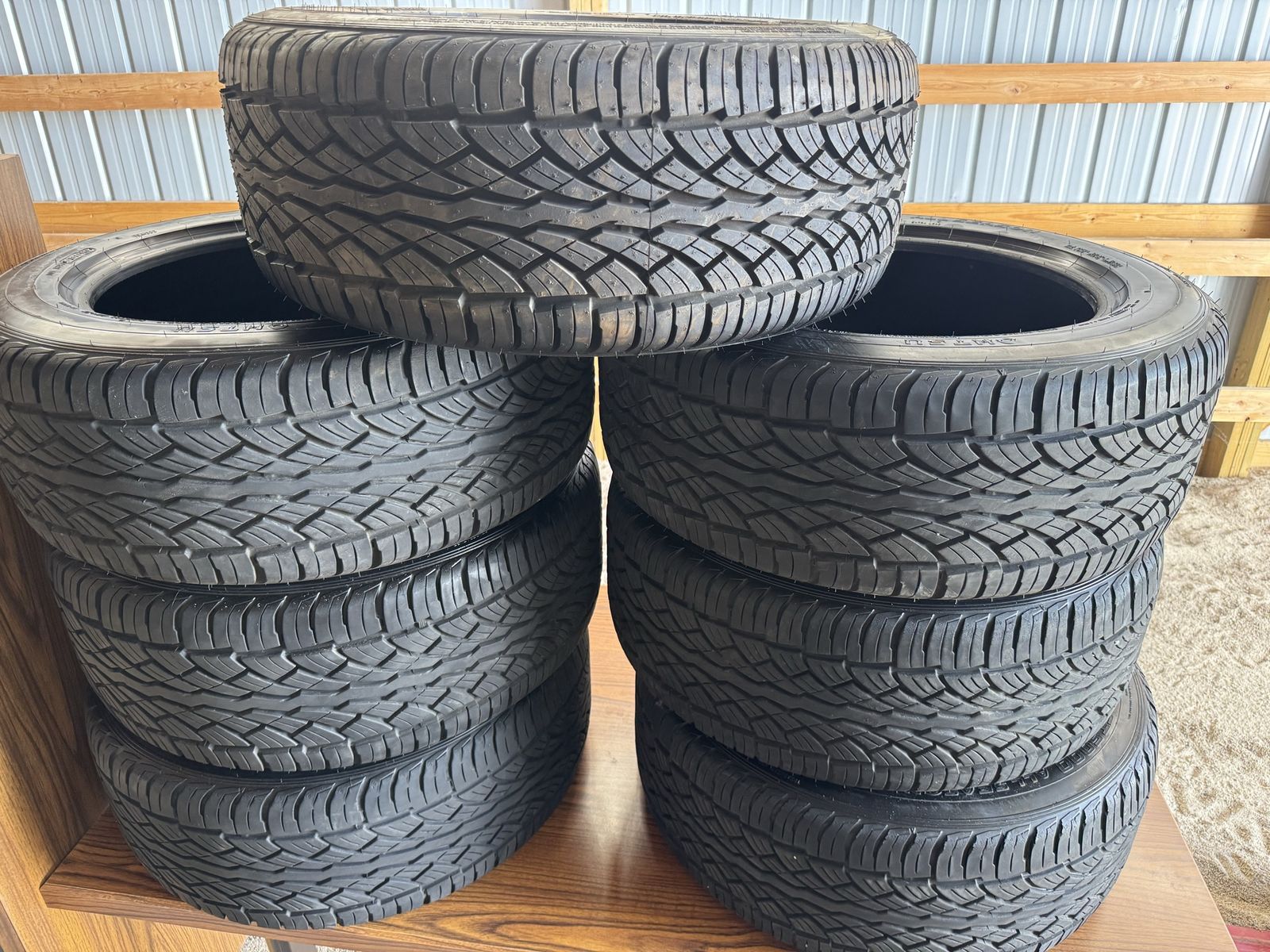 (7) OHTSU ST5000 All Season Tires 255 55 R18