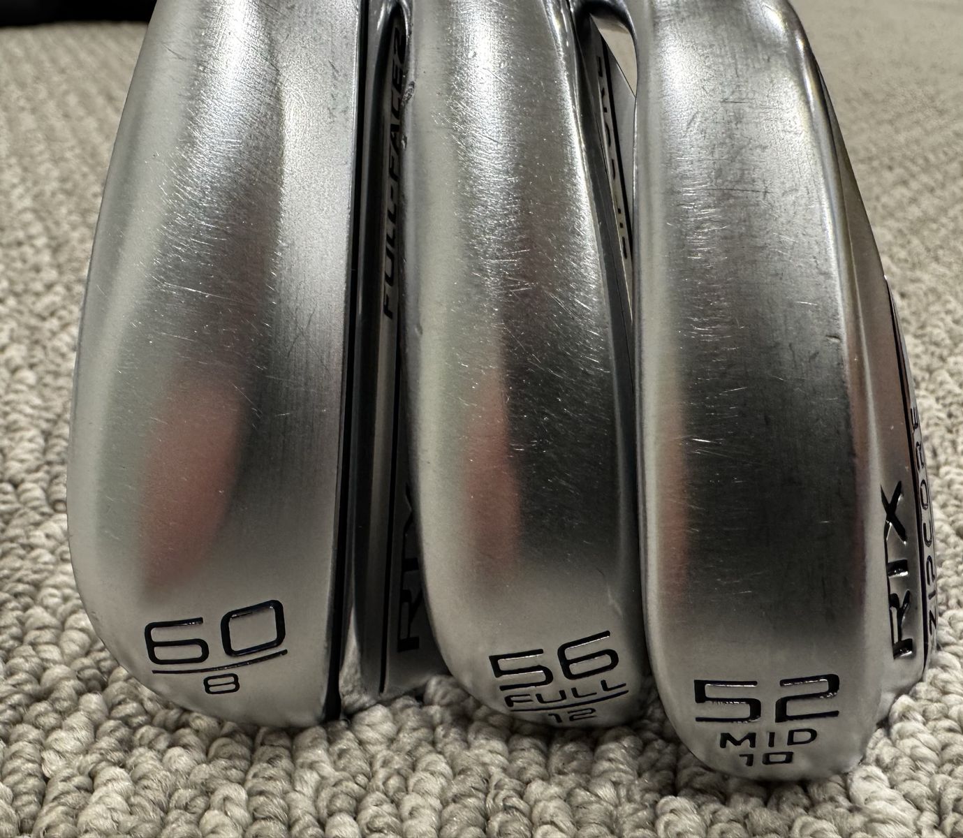 Cleveland Wedges 52, 56, And 60 Degrees