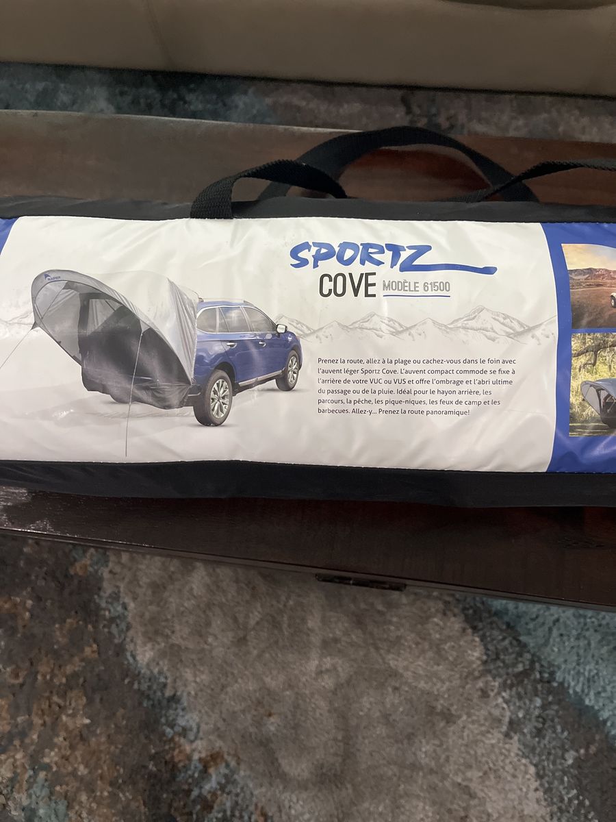 SUV rear cove for camping