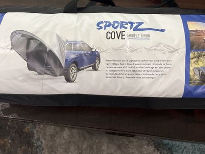 SUV rear cove for camping