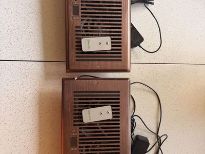 BreezSmart Blowind Vent Fans, Set of 2 - Programmable Thermostat & Smart Control, Bronze