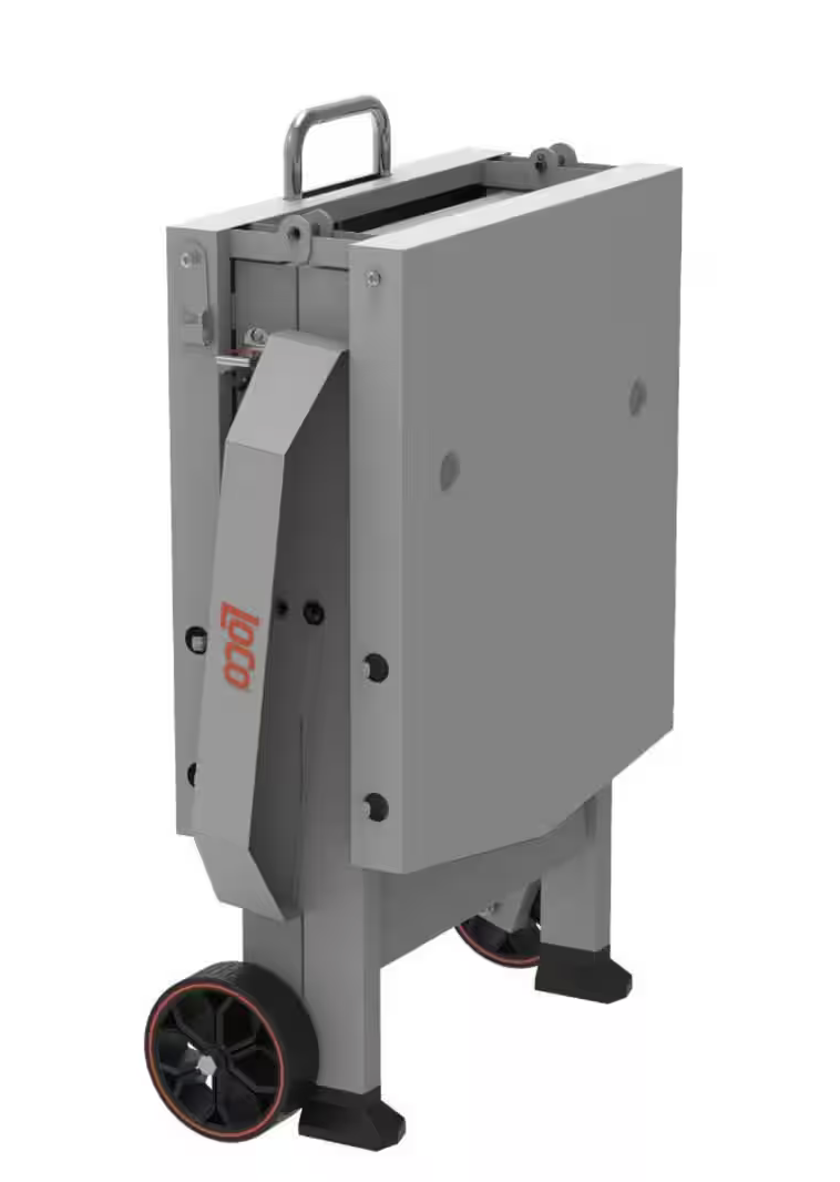 NEW Loco Prep Table Gray Foldable Grill Cart