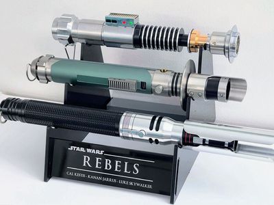 Three Star Wars Neopixel Lightsabers
