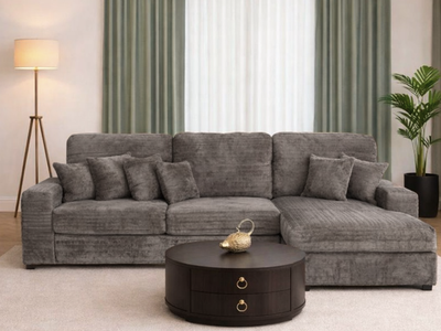 Cloud Sectional – Oversized Minky Fabric - LAST PRICE DROP