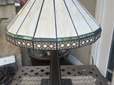 Tiffany Style Stained Table Lamp Mission