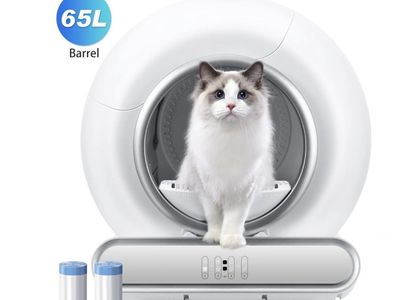Famistar Automatic Cat Litter Box, Self Cleaning and Odor Removal Robot with Liner, 2.4G Wifi App Control, Sensor Safety Protect