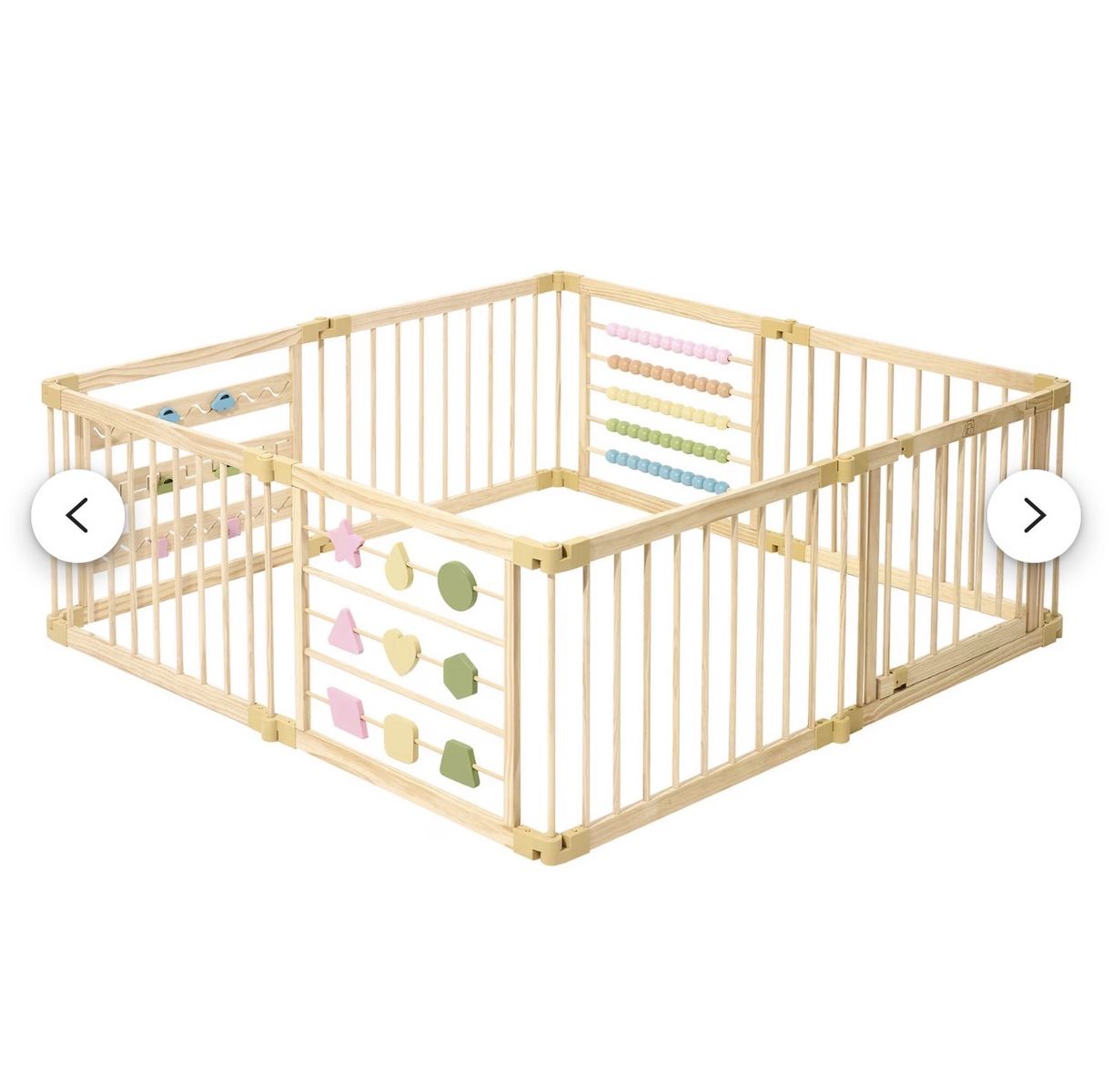 NEW ZETY WOODEN FODABLE PLAY PEN