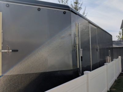 2011 Wells cargo 28' V- nose snowmobile trailer