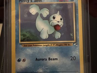 Pokemon Card - Misty's Seel 88/132 Gym Heroes Common TCG