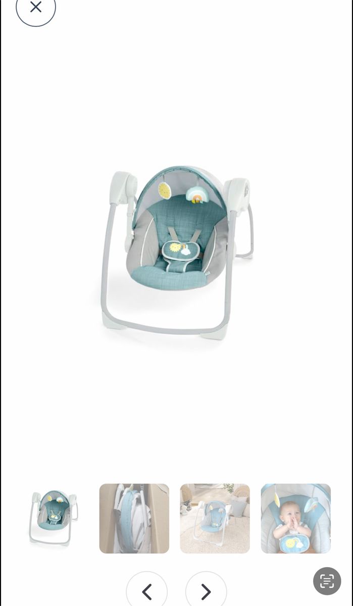 Ingenuity baby swing w/canopy