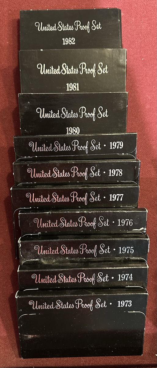 1973-1982 United States Proof Set