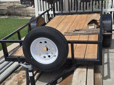 like new 5x10 bubs utility trailer