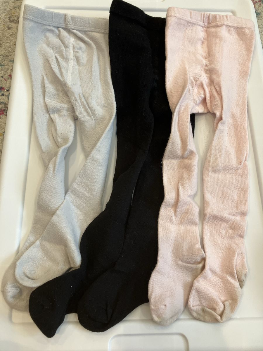 Baby girl thick tights bundle (9-18 months)