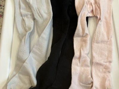 Baby girl thick tights bundle (9-18 months)