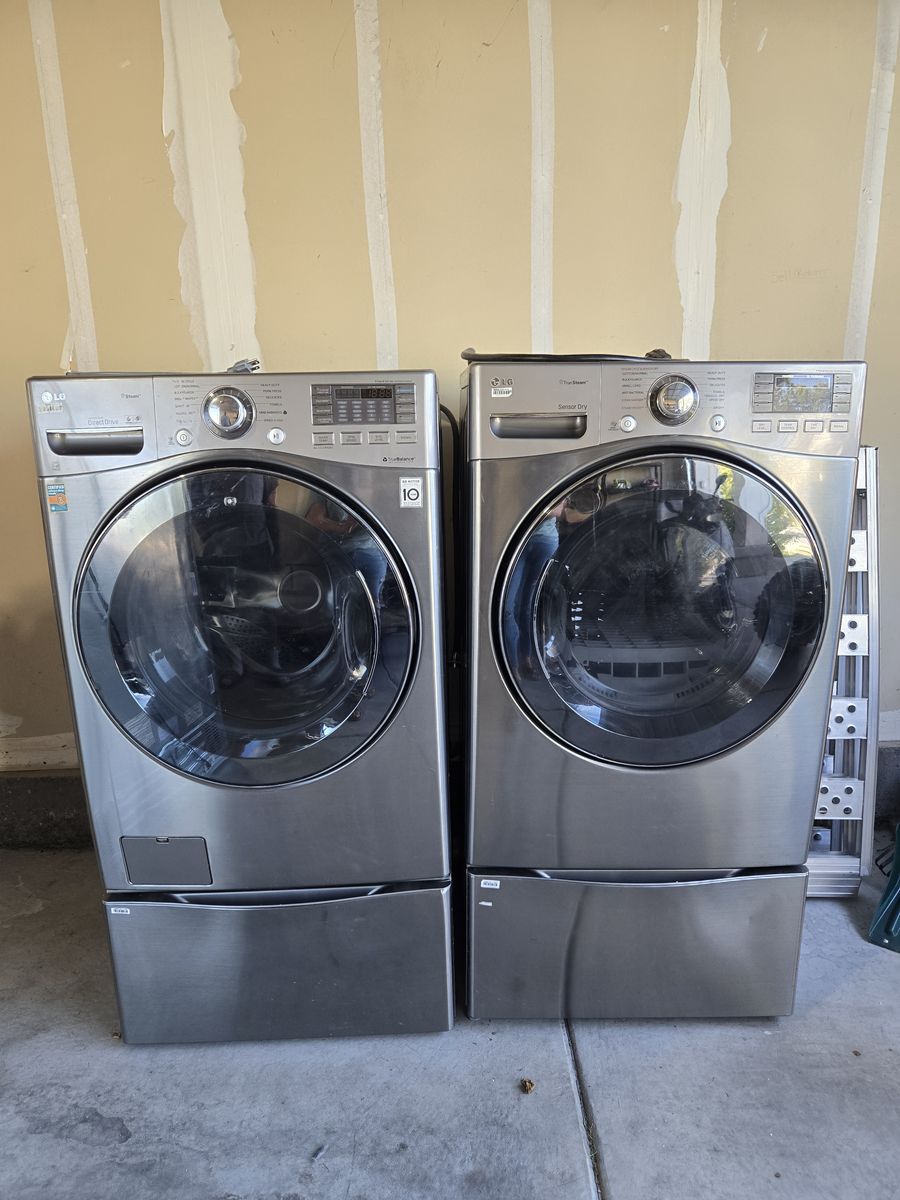 LG washer and drier
