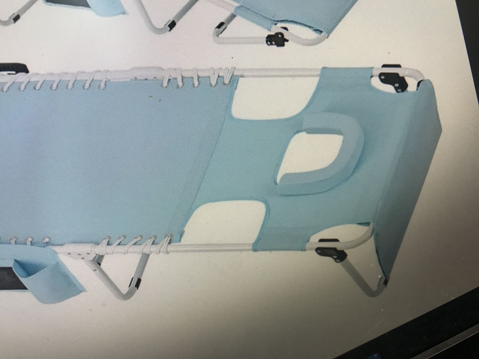 Massage table sun tanning lounge chair new in box