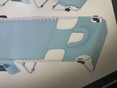 Massage table sun tanning lounge chair new in box