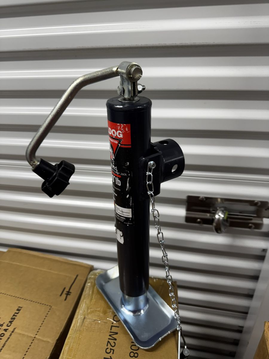 NEW Bulldog Round Trailer Jack, Side Mount,