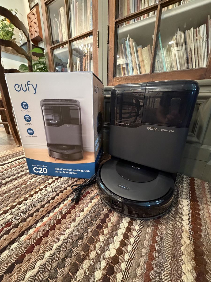 Eufy OMNI C20 Robot Vacuum & Mop with All-in-One Station - Self-Cleaning, Auto-Emptying