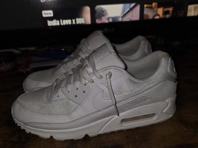 Nike Air Max 90 Triple White Size 10