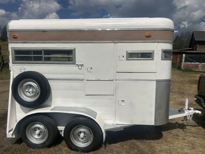 refurbished 2 horse trailer