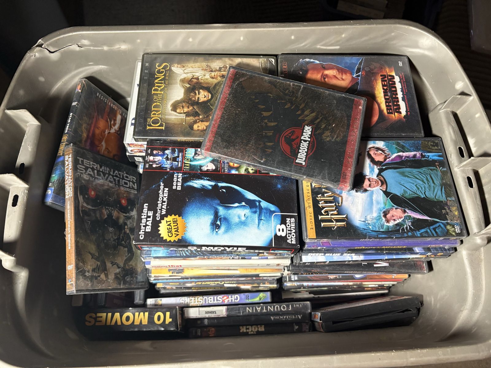 125 different DVD’s