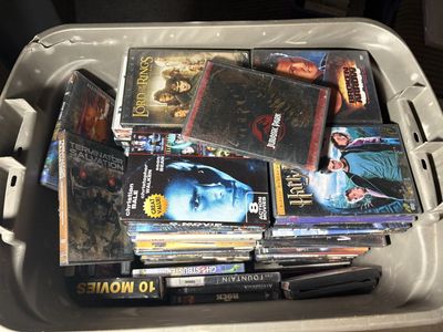 125 different DVD’s