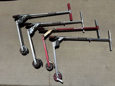 4 Razor Scooters
