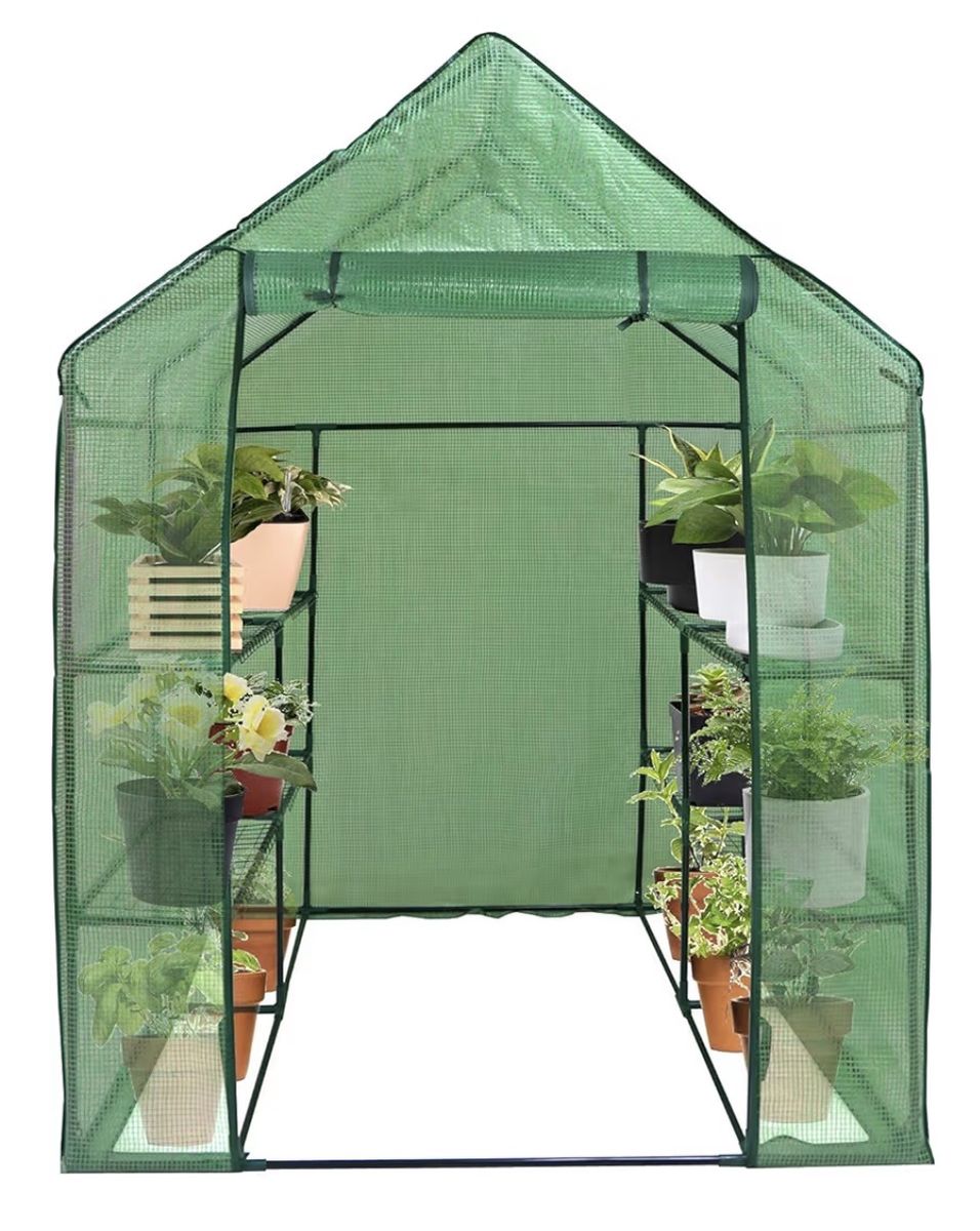 Greenhouse with Grow Lights