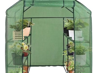 Greenhouse with Grow Lights