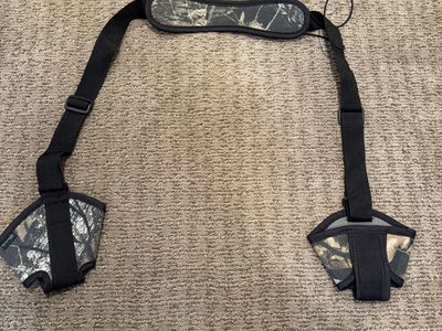 Camo Dual Bow Sling / Shoulder Harness for Hunting