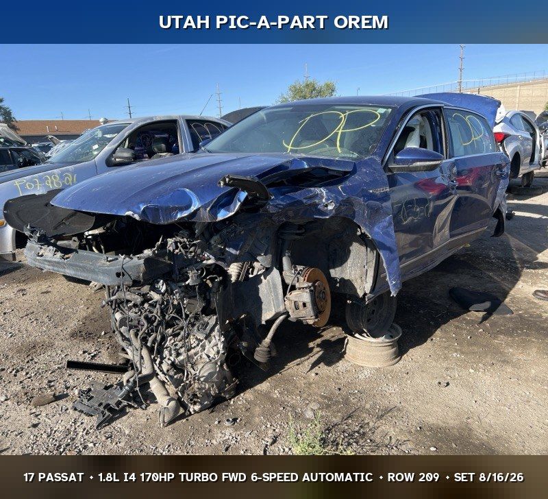 Just In! 2017 Volkswagen Passat Parts - UTPAP Orem