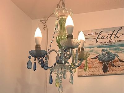 Three light chandelier